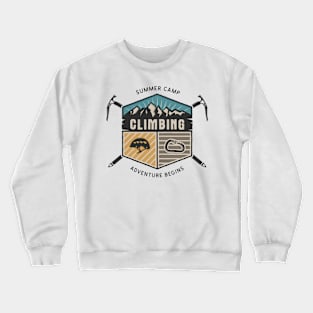 Summer Camp Adventure Begins Crewneck Sweatshirt